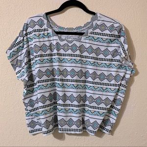 Target LOL Vintage Batwing Cropped Top Festival XL